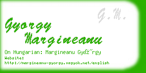 gyorgy margineanu business card